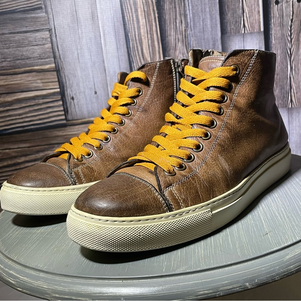 Paolo’s California handcrafted Italian sneakers men’s euro size 40. Fits like 8